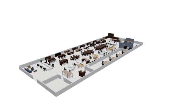 Total Office Showroom floor plan